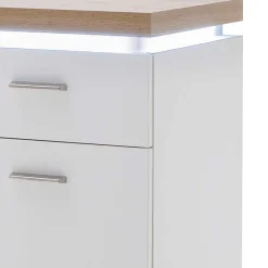 Wohnen 42x98x44 Wohnzimmer Hochkommode mit LED - Nusenia