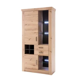 Wohnen 110x211x45 Wohnzimmer Schrank hochwertig - Wykina