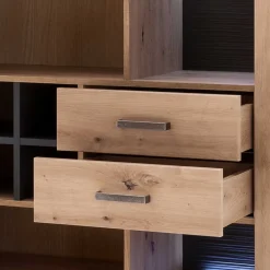 Wohnen 110x211x45 Wohnzimmer Schrank hochwertig - Wykina