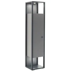 Wohnen 40x178x37 Wohnzimmer Schrank in Grau & Anthrazit - Ridona I