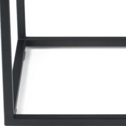 Wohnen 40x40x40 Wohnzimmer Tisch in Schwarz - Vanilla