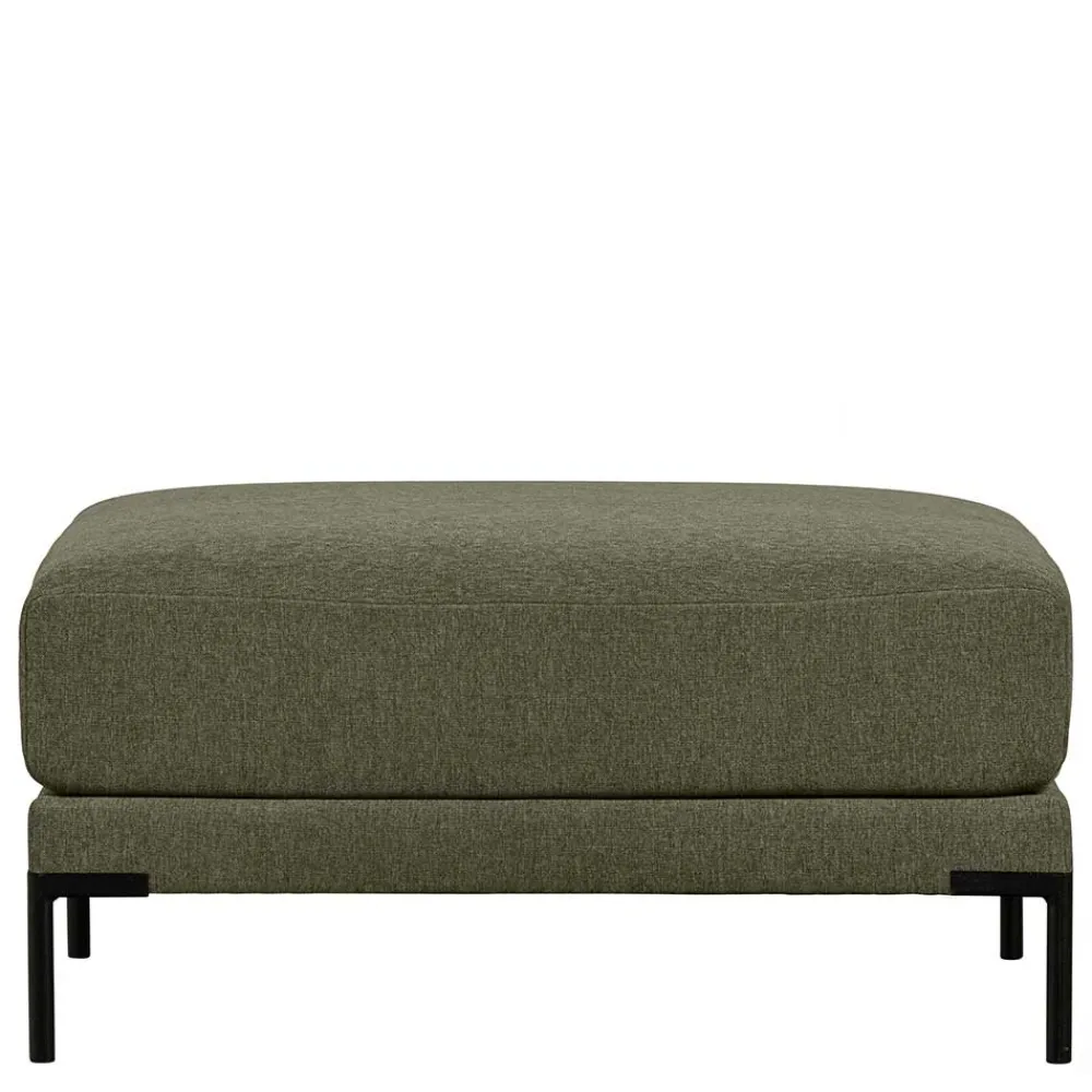 Wohnen 100x44x100 Wohnzimmerhocker in Dunkelgrün - Arraggo