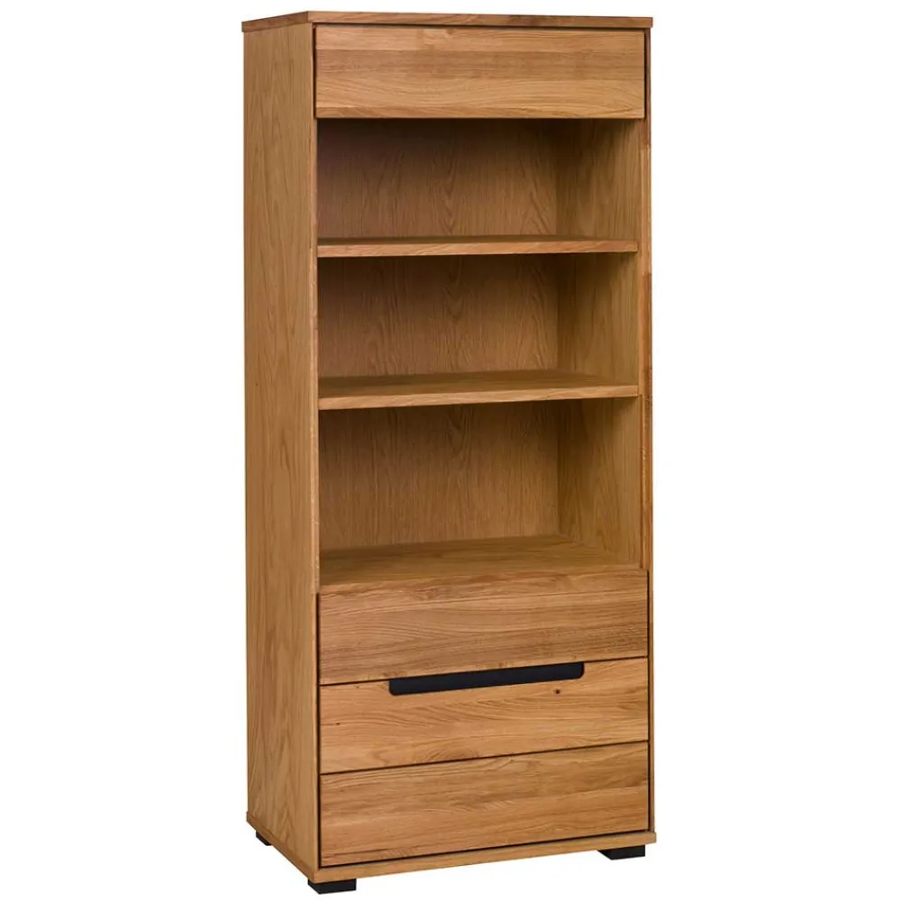 Wohnen 63x148x41 Wohnzimmerregal in Eiche - Sennya I