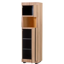 Wohnen 57x200x48 Wohnzimmerschrank aus Teak - Nekella I