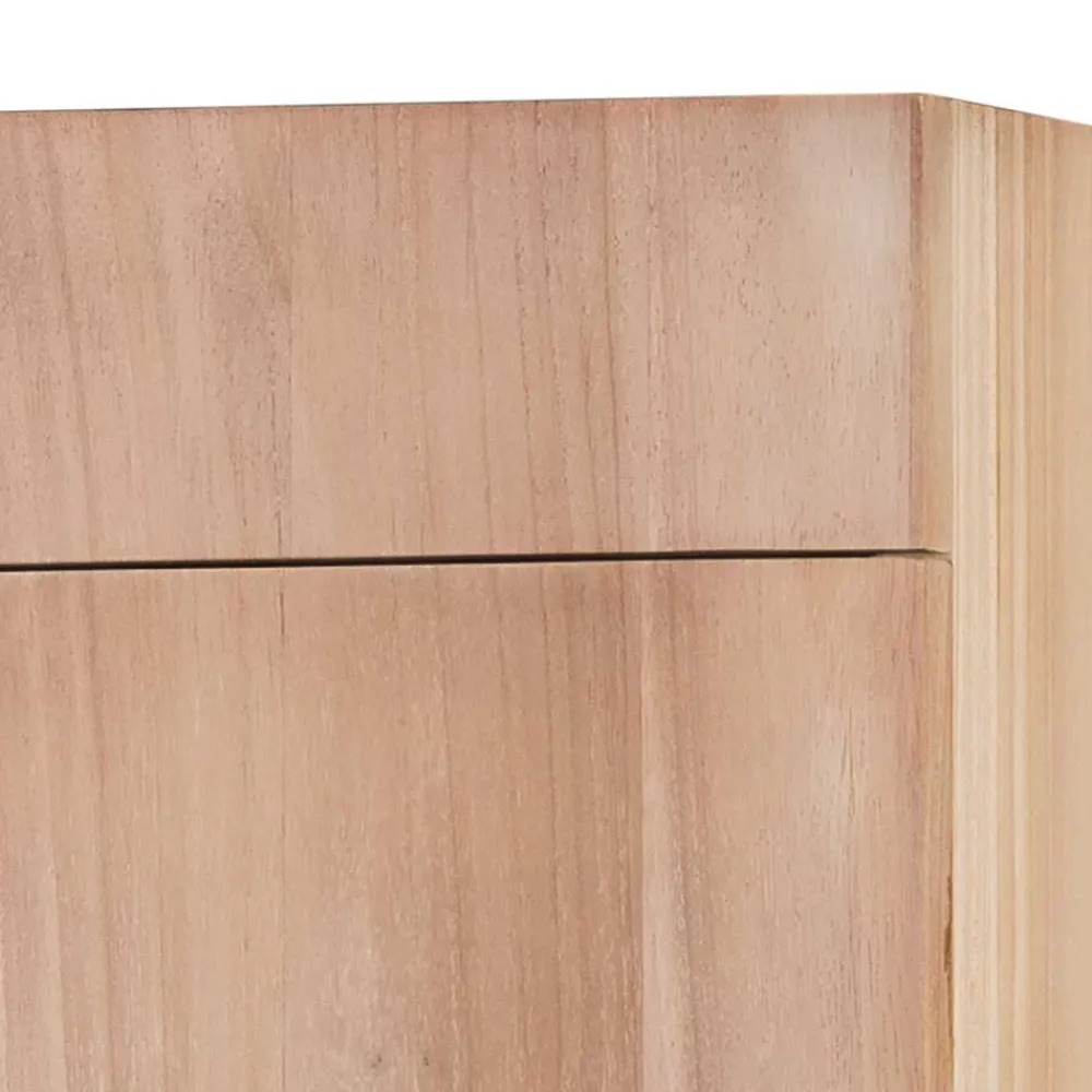 Wohnen 57x200x48 Wohnzimmerschrank aus Teak - Nekella I