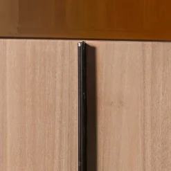 Wohnen 57x200x48 Wohnzimmerschrank aus Teak - Nekella I