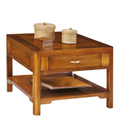 Wohnen Braune Möbel|Küchentische*70x46x70 Wohnzimmertisch in italienischem Design - Vibon I