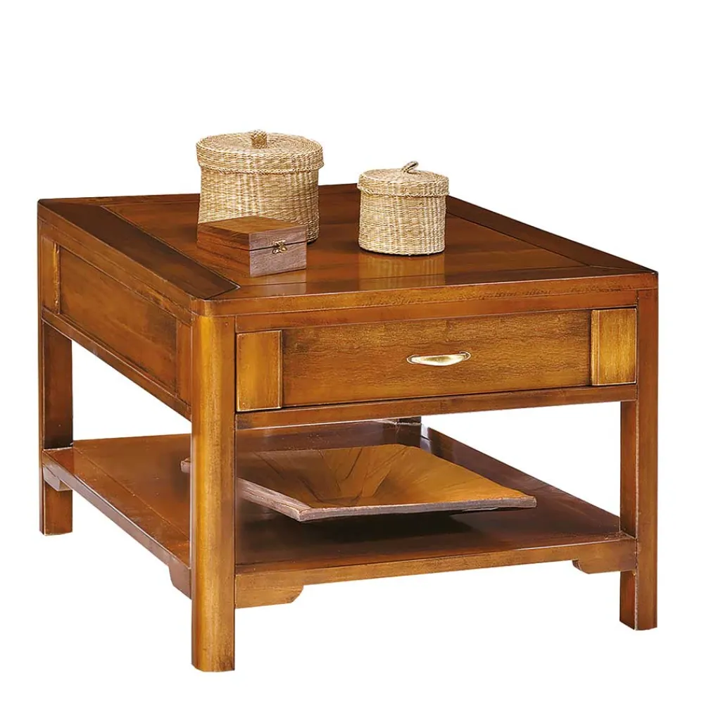 Wohnen Braune Möbel|Küchentische*70x46x70 Wohnzimmertisch in italienischem Design - Vibon I