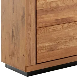 Wohnen 72x200x40 Wohnzimmervitrine teilmassiv - Vlacoma