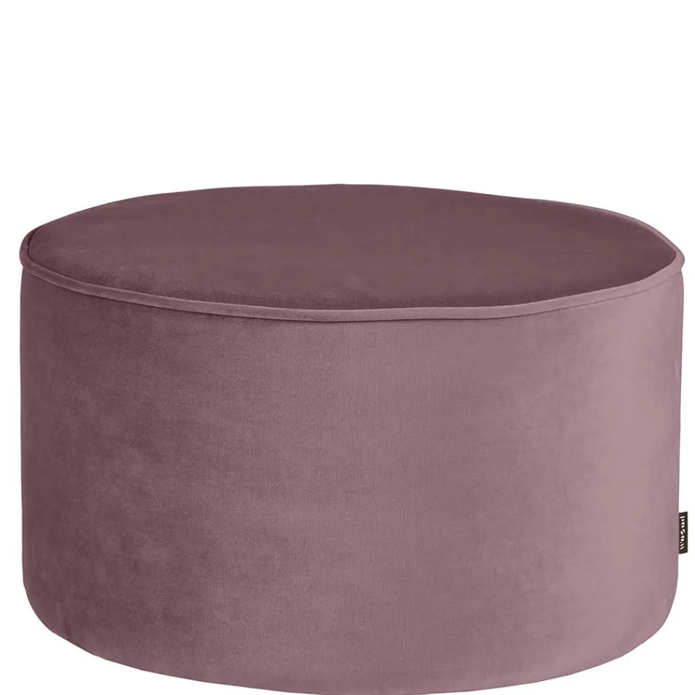 Wohnen Retro Möbel|Hocker*60x36x60 Zylinderförmiger Hocker aus Samt - Jowella