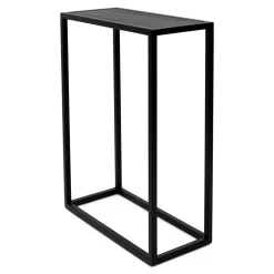 Wohnen 66x90x30cm Konsolentisch in Schwarz - Etienne
