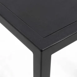Wohnen 66x90x30cm Konsolentisch in Schwarz - Etienne