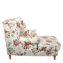 Wohnen XXL Landhaus Sessel mit Rosen Muster - Gelvino