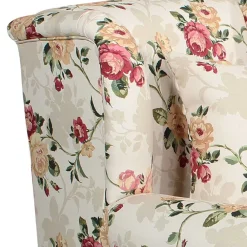 Wohnen XXL Landhaus Sessel mit Rosen Muster - Gelvino