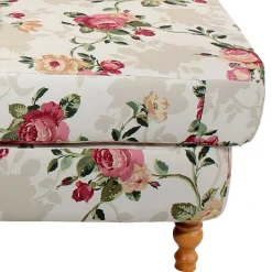 Wohnen XXL Landhaus Sessel mit Rosen Muster - Gelvino