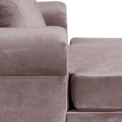 Wohnen Sessel & Hocker|Sessel*XXL Ohrenbackensessel in Rosa Samtvelours - Scolari