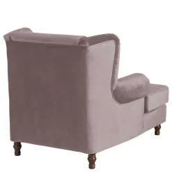 Wohnen Sessel & Hocker|Sessel*XXL Ohrenbackensessel in Rosa Samtvelours - Scolari