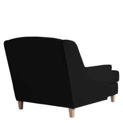 Wohnen Sessel & Hocker|Sessel*XXL Sessel in Schwarz und Buche - Presto