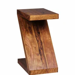 Wohnen Z-Design Beistelltisch Hoslo aus Holz mit Klarlack