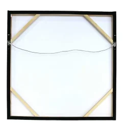 Wohnen Zebra Wandbild in Rot Schwarz - Huvina