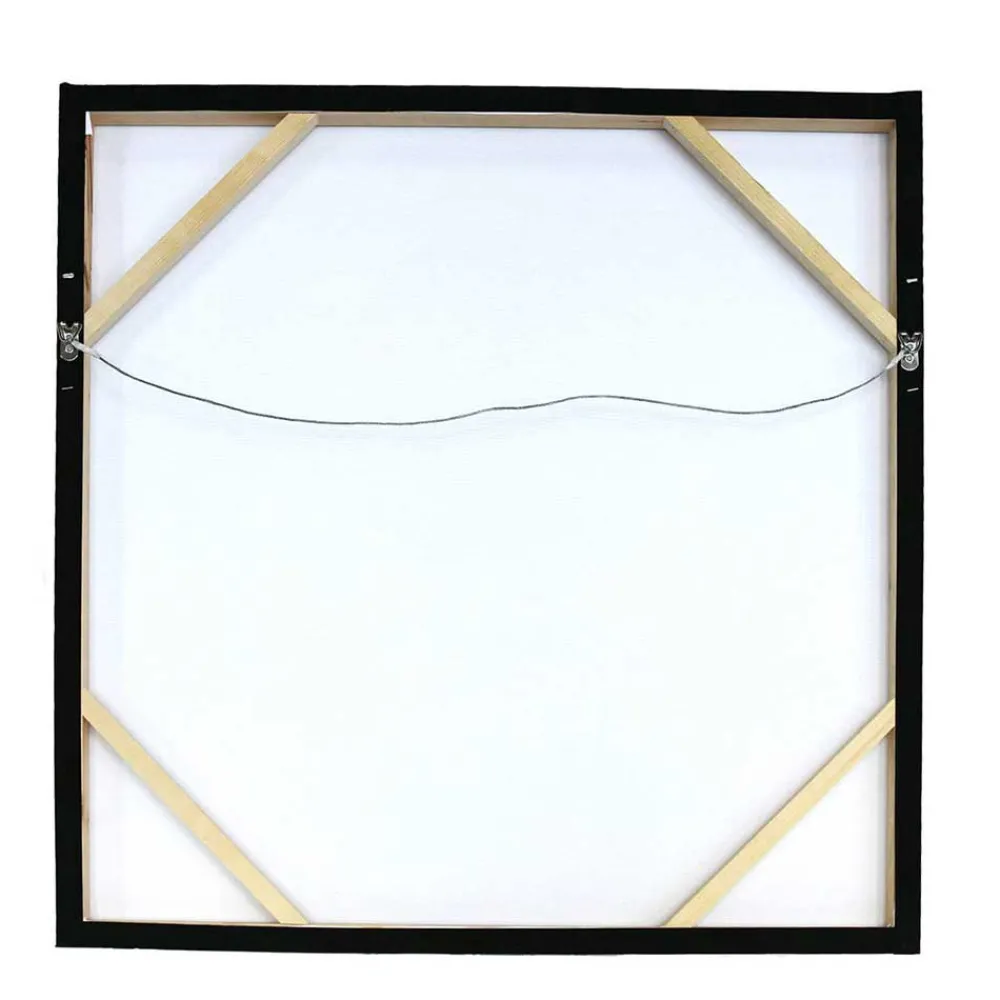 Wohnen Zebra Wandbild in Rot Schwarz - Huvina