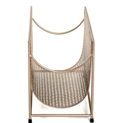 Wohnen Retro Möbel*Zeitungsständer aus Stahl in Gold - Cinema