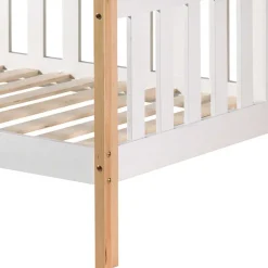 Kinder Wohnen Zeltbett Kojenbett in Weiß & Kiefer - Mileno