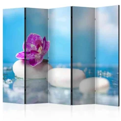 Wohnen Zen Spa Trennwand in Pink & Weiß & Blau - Kantaras