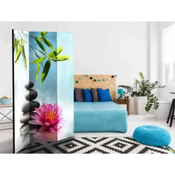 Wohnen Zen Style Paravent Seerose in Pink - Adios