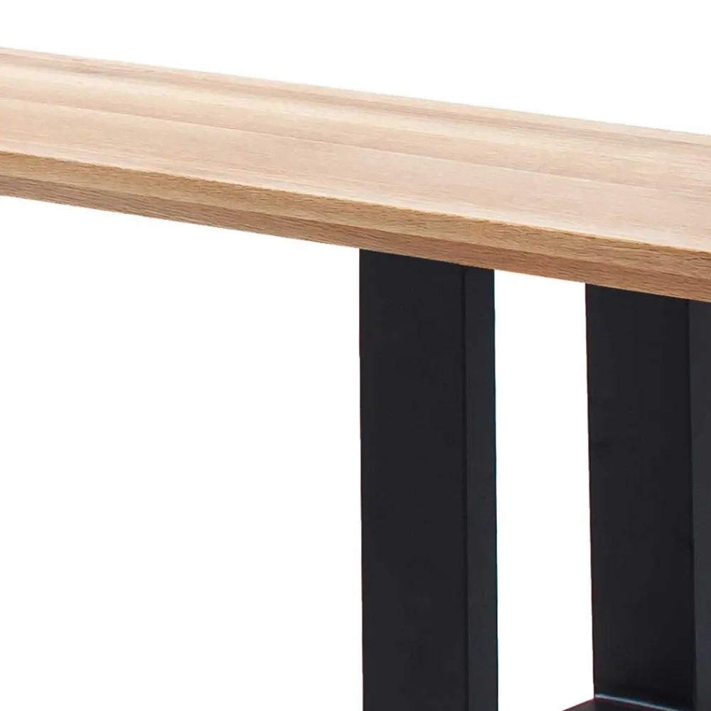 Wohnen Zerreiche Esstischbank mit Schweizer Kante - Osla