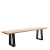 Wohnen Zerreiche Esszimmerbank mit Schweizer Kante - Cannes