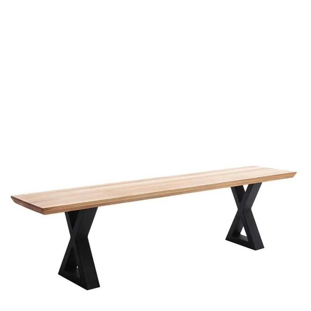 Wohnen Loft Möbel|Industrial Möbel*Zerreiche Küchenbank mit Schweizer Kante - Liberatos