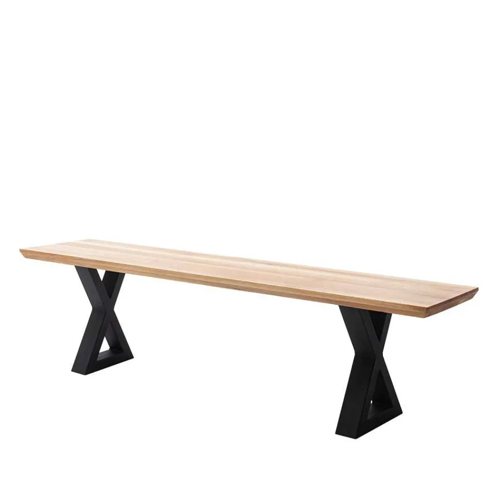 Wohnen Loft Möbel|Industrial Möbel*Zerreiche Küchenbank mit Schweizer Kante - Liberatos