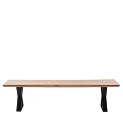 Wohnen Loft Möbel|Industrial Möbel*Zerreiche Küchenbank mit Schweizer Kante - Liberatos