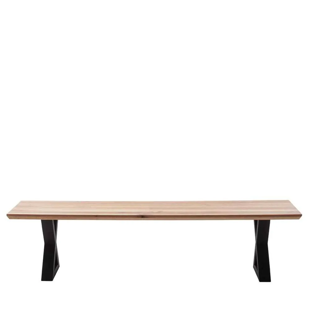 Wohnen Loft Möbel|Industrial Möbel*Zerreiche Küchenbank mit Schweizer Kante - Liberatos