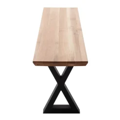 Wohnen Loft Möbel|Industrial Möbel*Zerreiche Küchenbank mit Schweizer Kante - Liberatos