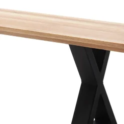 Wohnen Loft Möbel|Industrial Möbel*Zerreiche Küchenbank mit Schweizer Kante - Liberatos