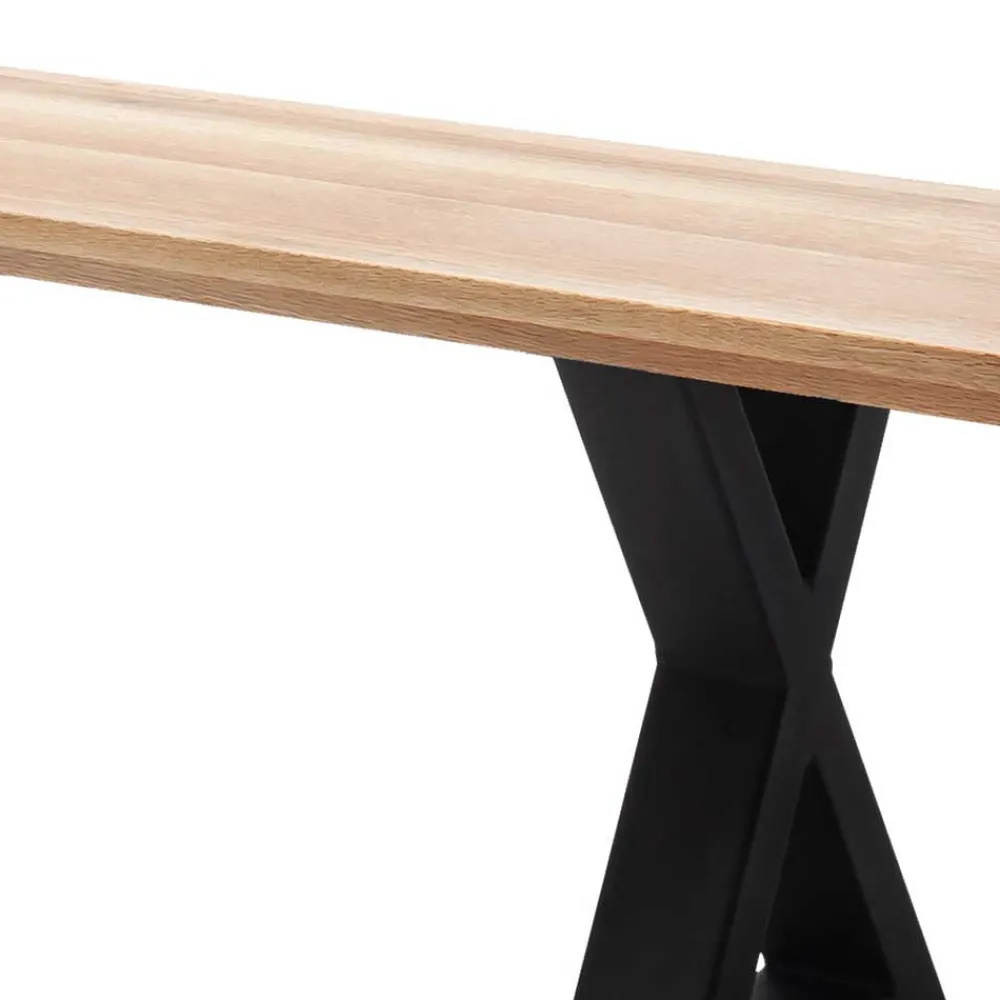 Wohnen Loft Möbel|Industrial Möbel*Zerreiche Küchenbank mit Schweizer Kante - Liberatos