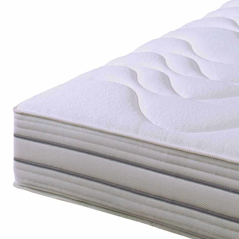 Wohnen 7-Zonen Matratze mit Taschenfederkern H2 Cruba & Bezug waschbar