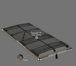 Wohnen 7-Zonen-Lattenrost unverstellbar - Redonde