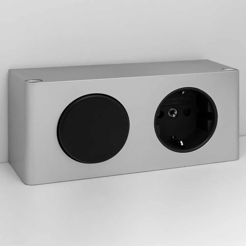 Wohnen Badezimmer Komplett*Zweifach-Waschtisch und Spiegelschrank - Crystoga (zweiteilig)