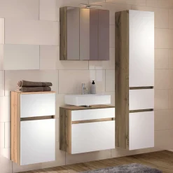 Wohnen Zweifarbige Badmöbel Zusammenstellung - Maklesa (vierteilig)