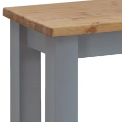 Wohnen Küchenbänke|Esszimmerbänke*Zweifarbige Esszimmerbank in Laugenfarbig & Grau - Nivada