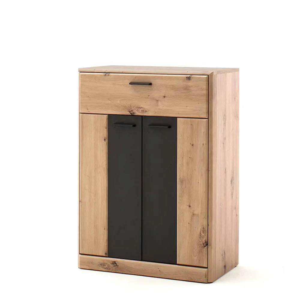 Wohnen Diele Komplett*Zweifarbige Flurmöbel im Set - Larinca (fünfteilig)