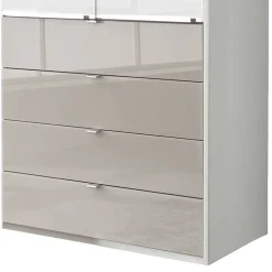 Wohnen Jugendzimmerschränke*Zweifarbige Kombi-Kleiderschrank 100 cm breit - Pascan