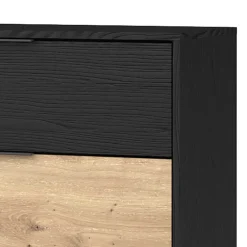 Wohnen Zweifarbige Kommode in Holzoptik - Ortasta