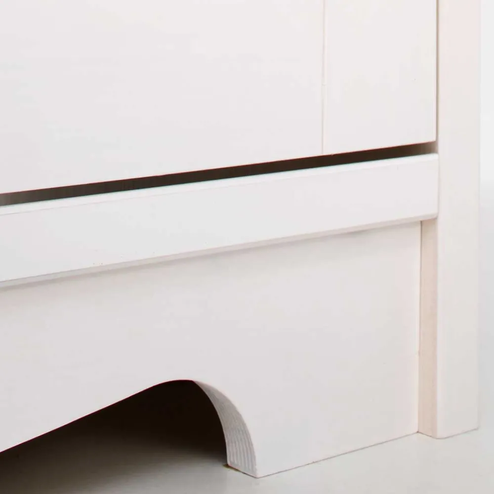 Wohnen Esszimmer-Vitrinen*Zweifarbige Landhaus Vitrine mit vier Türen - Ribeiro