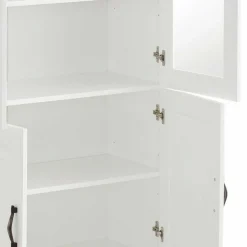 Wohnen Esszimmer-Vitrinen*Zweifarbige Landhaus Vitrine mit vier Türen - Ribeiro