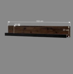 Wohnen Wohnwände|Wohnwand*Zweifarbige TV Wohnwand Kombi - Timuras (dreiteilig)