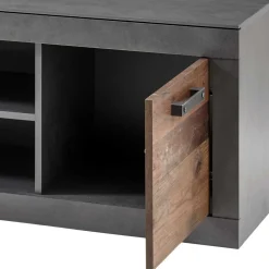 Wohnen Wohnwände|Wohnwand*Zweifarbige TV Wohnwand Kombi - Timuras (dreiteilig)